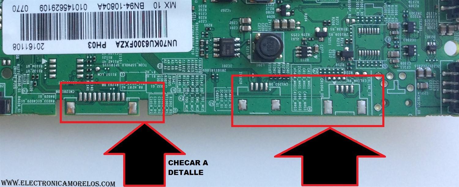 MAIN PARA TV SAMSUNG / NUMERO DE PARTE BN94-10804A / BN41-02528A / BN97-10654A / BN9410804A / PANEL CY-GK070HGSV2V / MODELO UN70KU6300 / UN70KU6300FXZA EA01 - Imagen 2