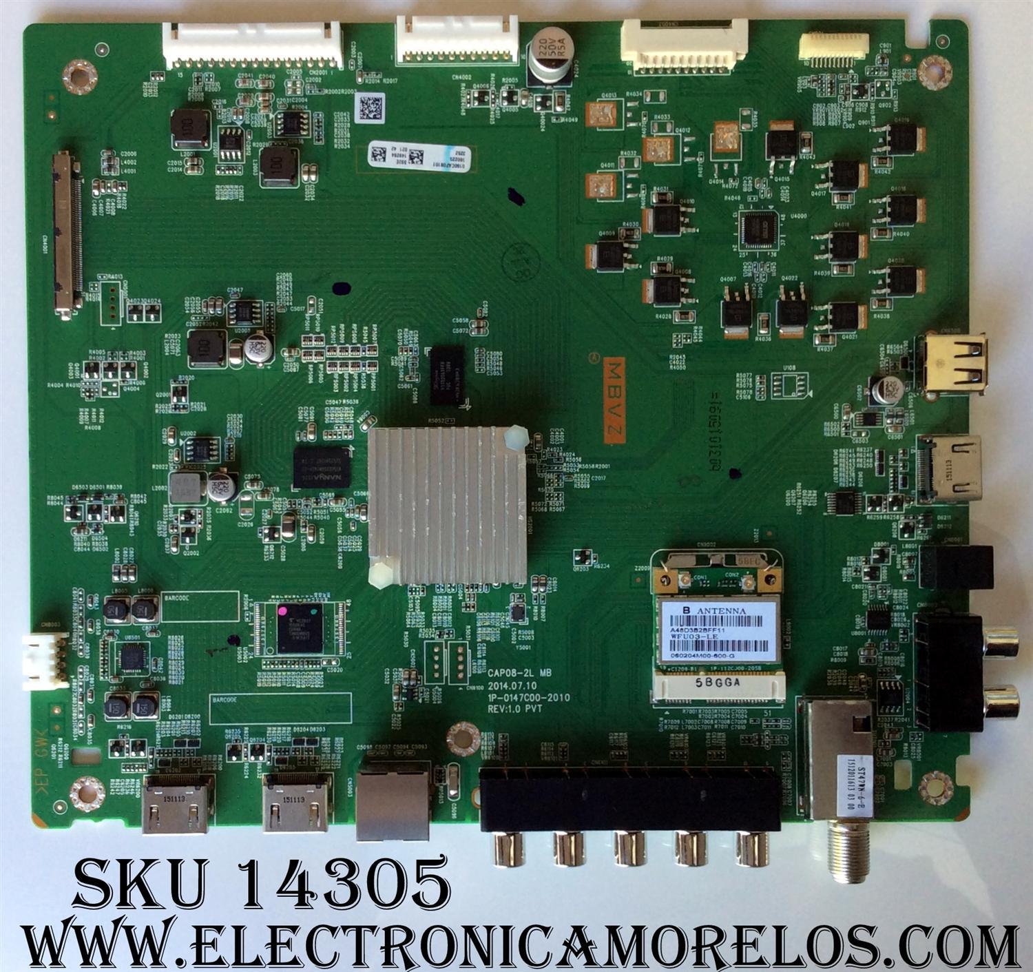 MAIN / VIZIO Y8386592S / 1P-0147C00-2010 / 592E /1P-0147C00-2010 / 0160CAP08101 /  01-60CAP081-01 / 592A / 592S / 592B / MODELO E60-C3 LFTRRZAR E60-C3 LFTRRZAS / E60-C3 BFLFT