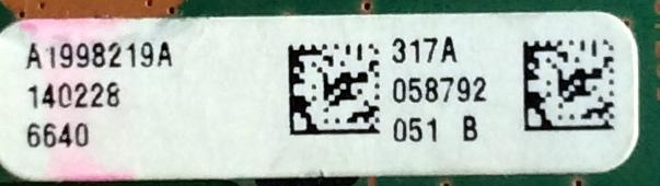 TARJETA TUNER DE A/V / SONY A-1998-231-A / A1998219A / A-1998-219-A / 173457513 / 1-889-203-13 / PANEL LSY400HN01-B01 / MODELOS KDL-40W590B / KDL-40W600B / KDL-48W580B / KDL-48W590B / KDL-55W790B / KDL-60W610B / KDL-60W630B / KDL-60W850B / KDL-70W830B - Imagen 2