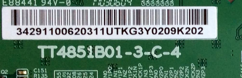 T-CON / SAMSUNG 34291106203 / TT4851B01-3-C-4 / MODELO UN49M5300AFXZA CA02 / PANEL CY-JM049BGHV2H	 - Imagen 2