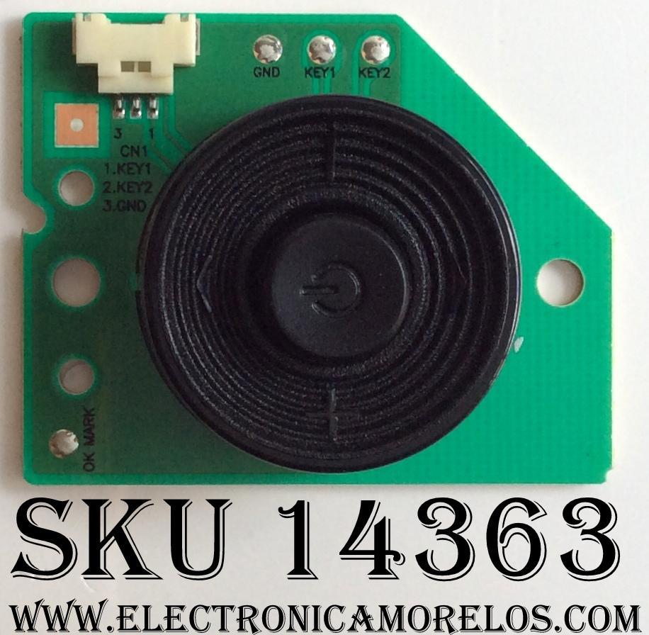 BOTONERA PARA TV / SAMSUNG BN96-22726D / 22726D / BN41-01839A / MODELO UN55ES7500FXZA TS01 / PANEL LTJ550HQ16-V	