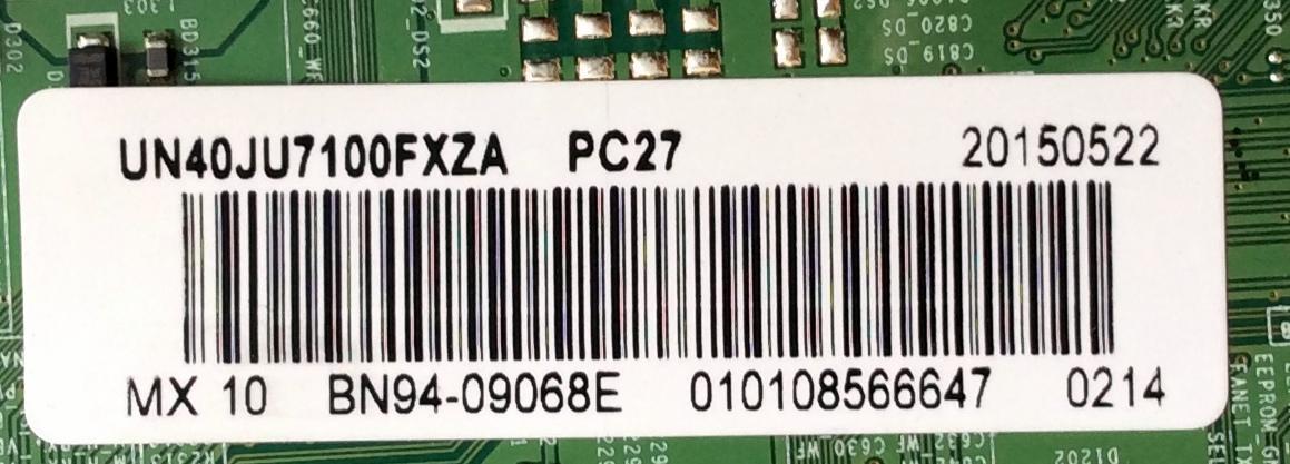MAIN / SAMSUNG BN94-09068E / BN97-09342A / BN41-02356B / MODELO UN40JU7100FXZA - Imagen 2