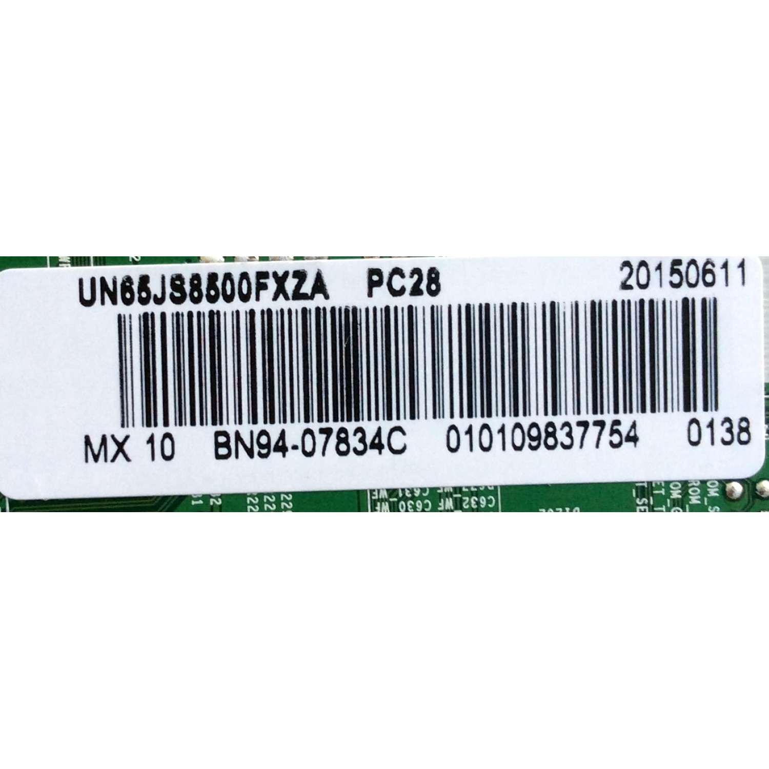 MAIN PARA TV SAMSUNG / NUMERO DE PARTE BN94-07834C / BN41-02356B / BN97-08907E / PARTES SUSTITUTAS BN94-10155W / BN94-07834A / BN94-08276C / BN94-10155Y / BN94-08276A / PANEL CY-QJ055FLLV1H / MODELO UN55JS8500FXZA TH01 - Imagen 2
