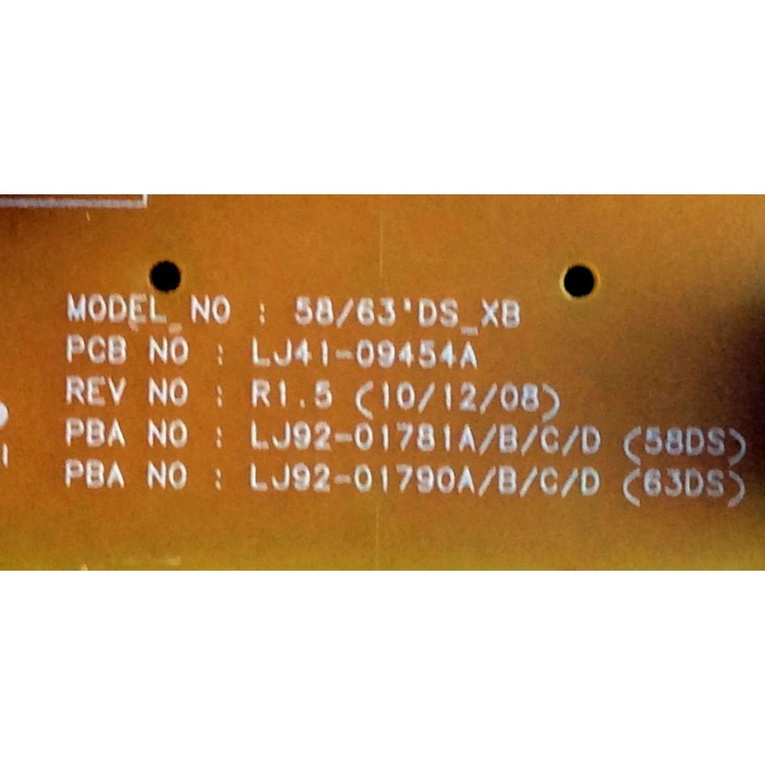 X-BUFFER / SAMSUNG 781A / LJ92-01781A / LJ41-09454A / LJ92-01790A / LJ92-01781A / MODELO PN59D550C1FXZA - Imagen 3