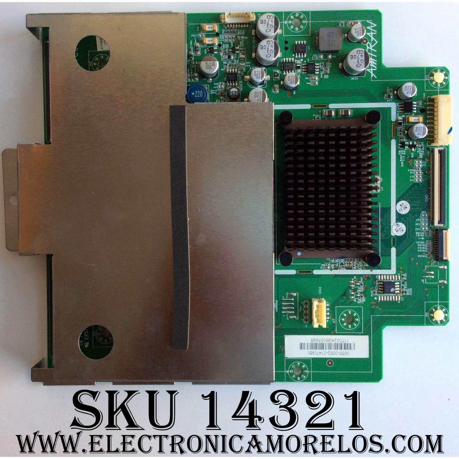 T-CON PARA TV VIZIO / NUMERO DE PARTE 3655-0062-0147 / 0171-2372-0079 / E85792 / PANEL'S LC550DUS (SC)(M1) / LC550DUS (SC)(M3) / MODELO XVT3D554SV / XVT3D554SV LAPPGP / XVT3D554SV LAPPGPBL