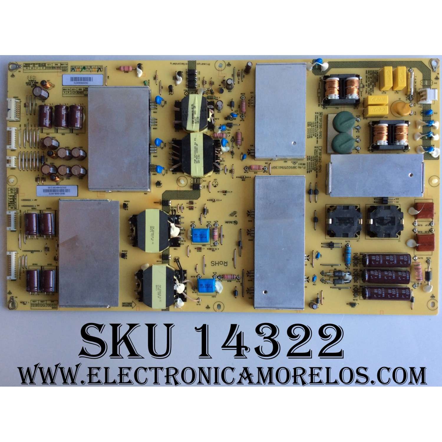 FUENTE DE PODER PARA TV VIZIO / NUMERO DE PARTE 0500-0505-0870 / FSP295-5M01 / 050005050870 / 3BS0259613GP / PANEL'S LC550DUS (SC)(M1) / LC550DUS (SC)(M3) / MODELO XVT3D554SV / XVT3D554SV LAPPGP / XVT3D554SV LAPPGPBL