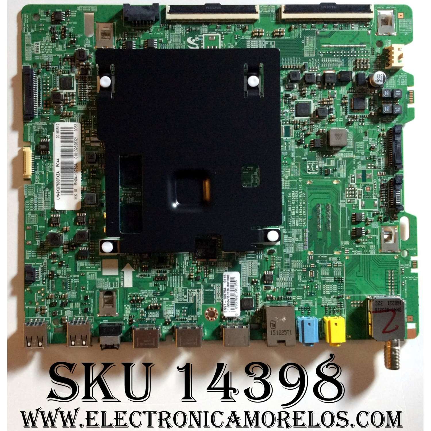 MAIN PARA TV SAMSUNG / NUMERO DE PARTE BN94-10789A / BN41-02528A / BN97-10979A / BN9410789A / PANEL CY-VK049HGLV3H / MODELOS UN49KU7500 / UN49KU7500FXZA FA01 / UN49KU7500FXZC FA01