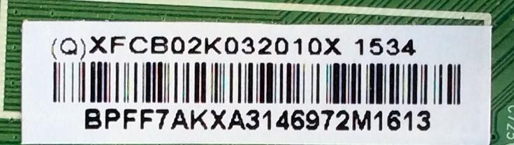 MAIN PARA TV VIZIO / NUMERO DE PARTE XFCB02K032 / 715G6274-M02-001-004T / 756TXFCB02K032 / 756TXFCB02K0320 / PANEL TPM236WF1-HJJP02.N REV:BC3B / MODELOS E24-C1 LTT6TGAR / LE24C1380 LTT6TGAR - Imagen 2