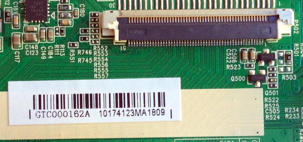 MAIN / TCL V8-UX38001-LF1V025 (C5) / GTC000162A / 40-UX38NA-MAG2HG / V8-UX38001-LF1V025 / MODELO 55FS3750 - Imagen 2