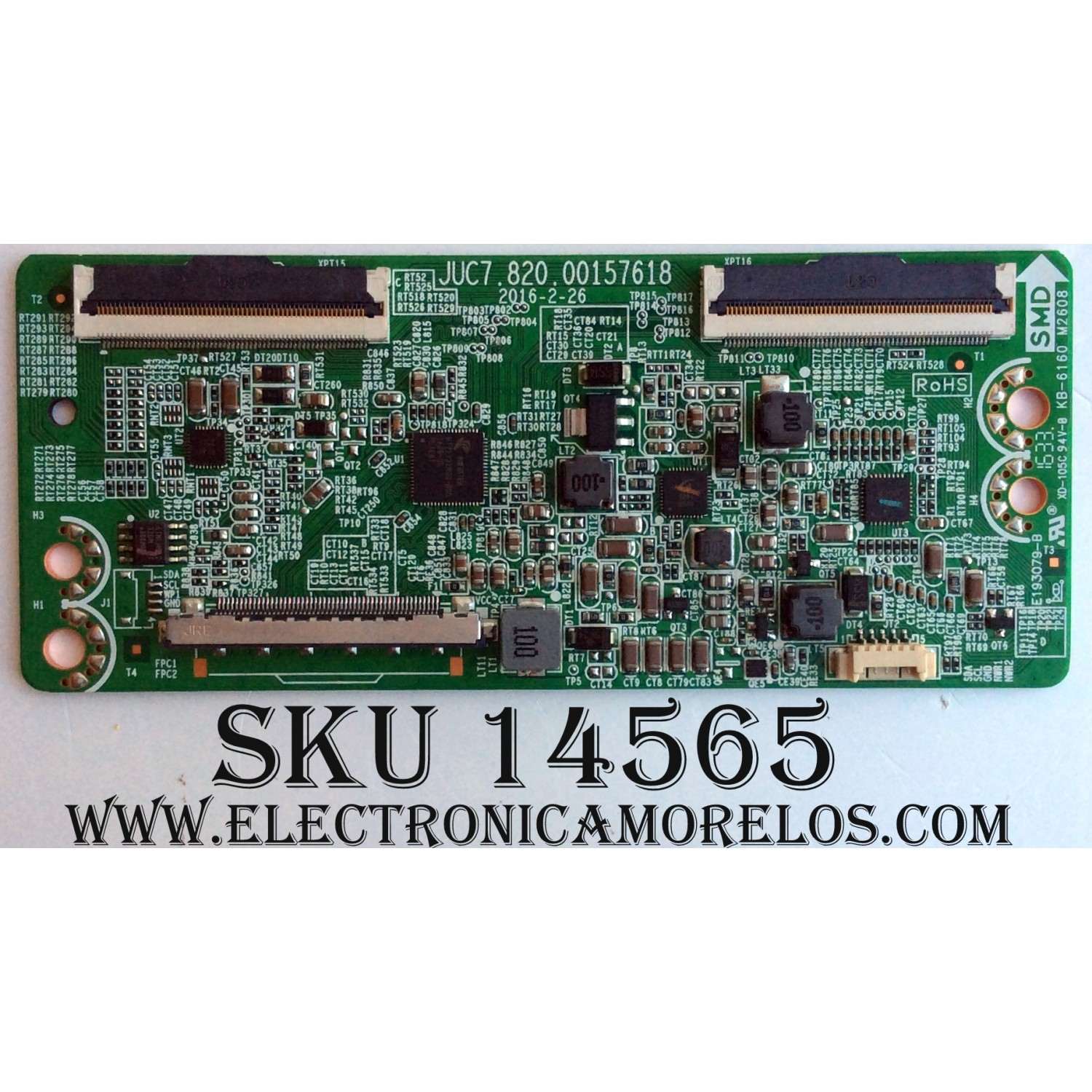 T-CON  / 999H6Q / JUC7.820.00157618 / KB-6160 / M2608 