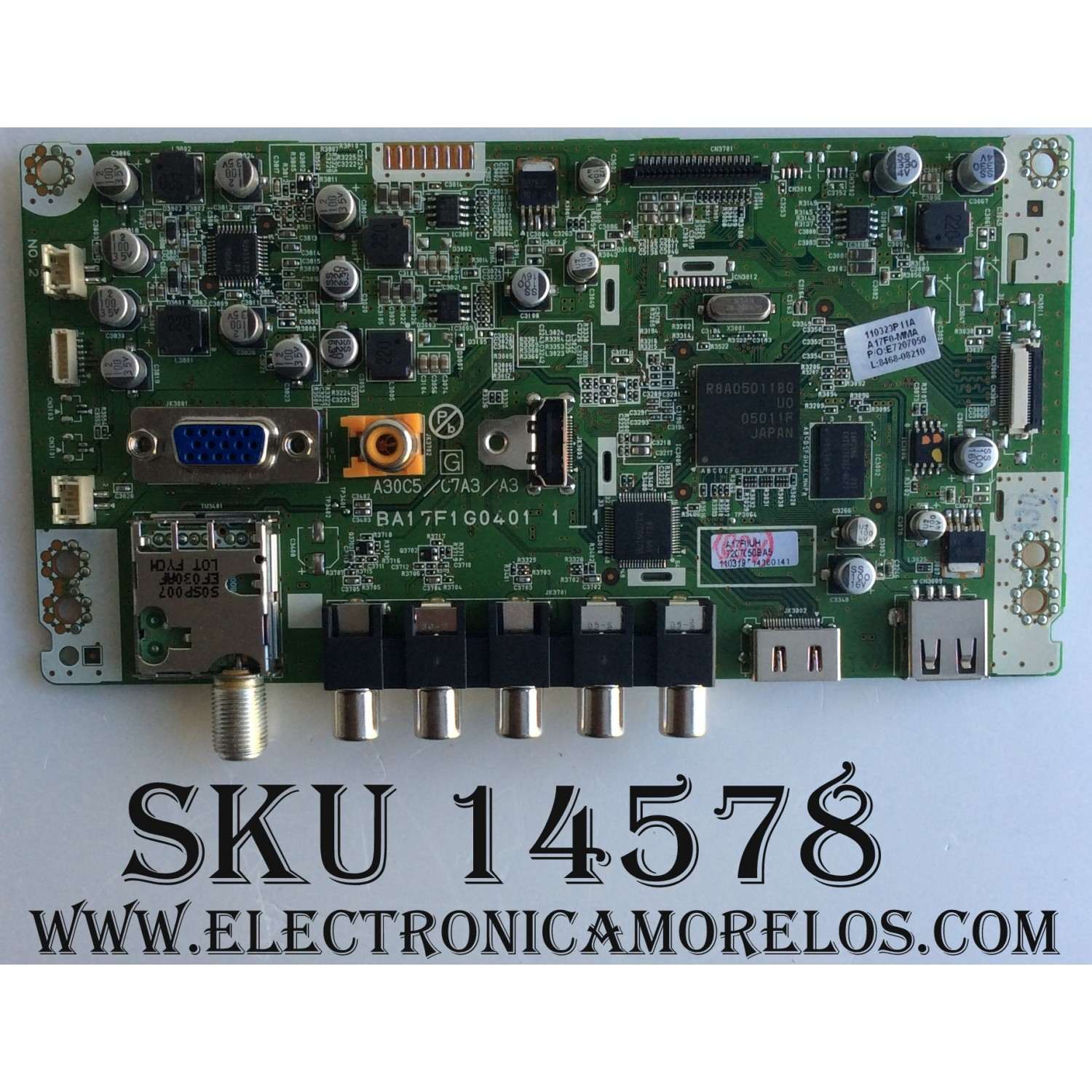 MAIN / MAGNAVOX A17F0MMA-001-DM / A17F0UH / BA17F1G0401 1 / MODELO 32MF301B / F7 DS1 / 32MF301B / F7 DS2 / PANEL UK32MXB