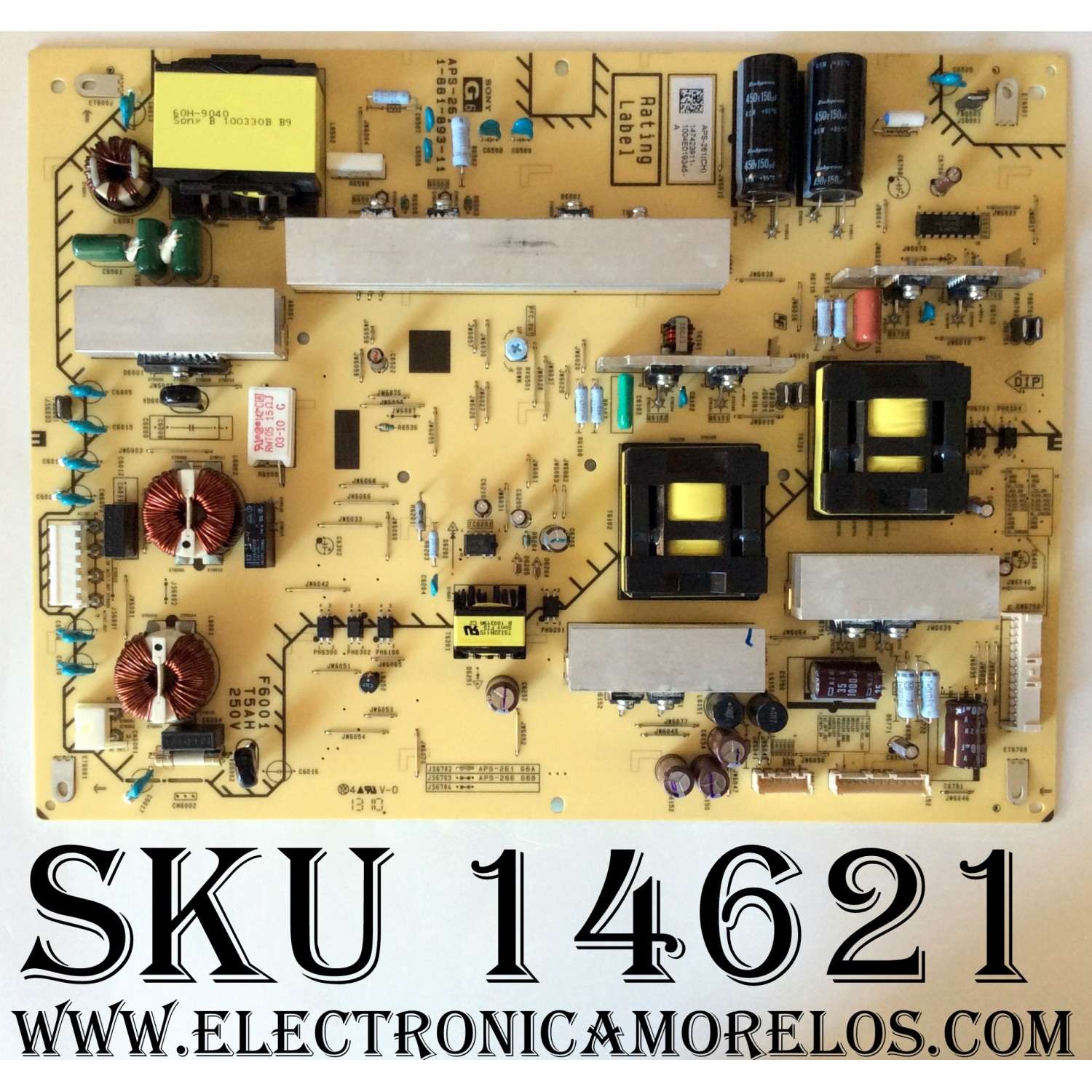 FUENTE DE PODER ((NUEVA)) / SONY 1-474-239-11 / 147423911 / APS-261 / 1-881-893-11 / MODELOS XBR-46HX909 / XBR-52HX909 / XBR46HX909 / XBR52HX909
