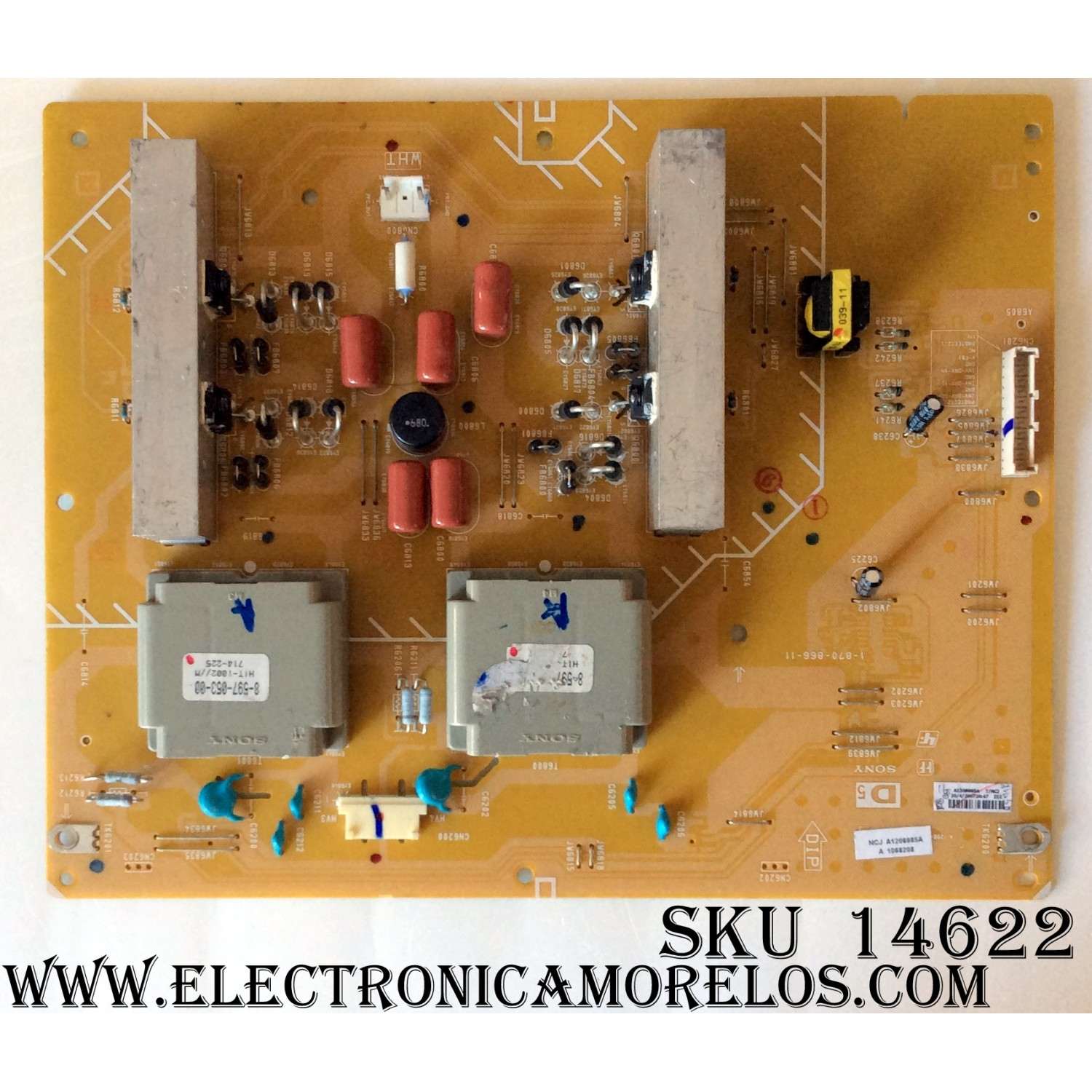 TARJETA D5 PARA TV SONY / NUMERO DE PARTE A-1208-985-A / 1-870-866-11 / A1208985A / PANEL LTZ520HT-LH2 / MODELOS KDL-52XBR2 / KDL-52XBR3