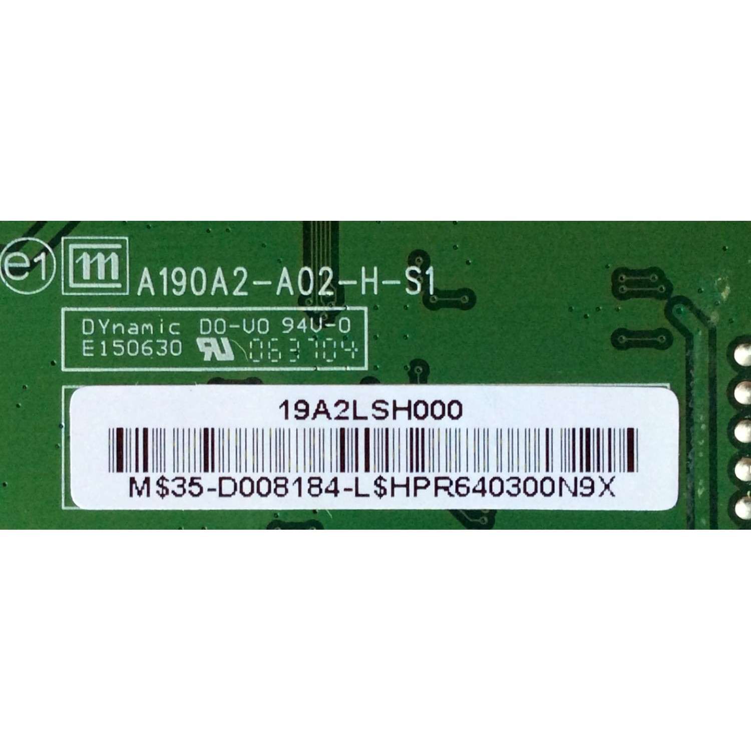 TARJETA VIDEO / VIEWSONIC  35-D008184 / A190A2-A02-H-S1 / MODELO V620021M / PANEL A190A2-H01 - Imagen 2