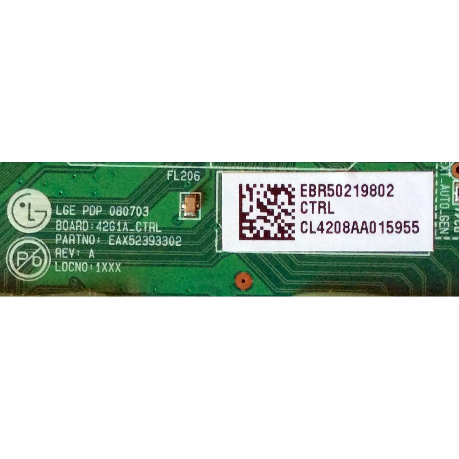 MAIN LOGICA / VIZIO EBR50219802 / EAX52393302 / MODELO V420H1 / VP422HDTV10A / PANEL PDP42G1T245 / PDP42G1XXXX	 - Imagen 2