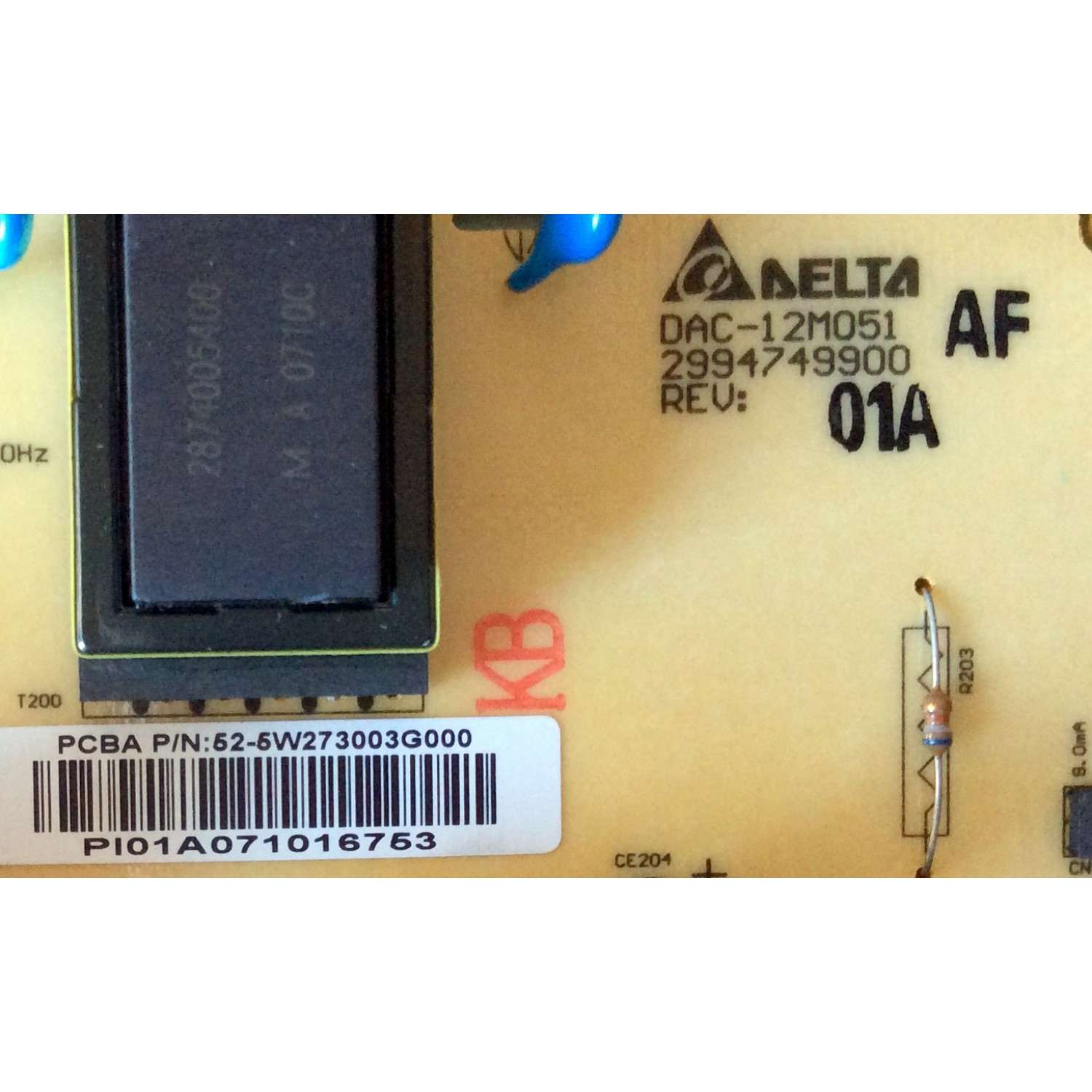 FUENTE DE PODER / HANNSG 52-5W273003G000 / DAC-12M051 / 2994749900 / MODELO HW173D HSG1027 / PANEL HSD170MGW1-A00 Rev:1	 - Imagen 2