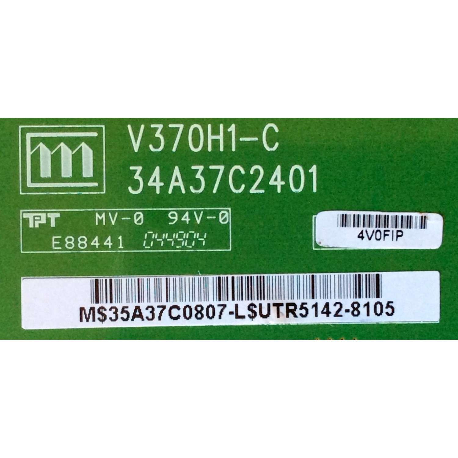 T-CON / WESTINGHOUSE 35-A37C0807 / V370H1-C / 34A37C2401 / MODELO LVM-37W1 / PANEL V370H1-L01 Rev.C1	 - Imagen 2