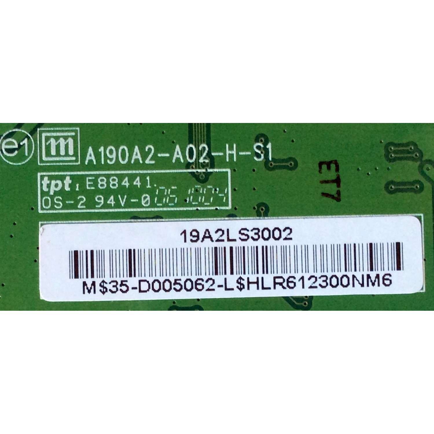 MAIN / VIEWSONIC 35-D005062 / A190A2-A02-H-S1 / 19A2LS3002 / MODELO VS10866	 - Imagen 2