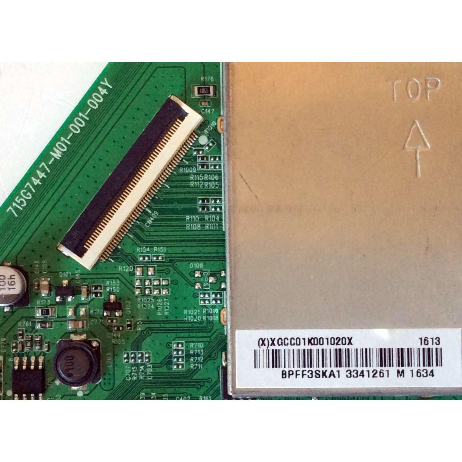 MAIN / INSIGNIA XGCC01K001 / 715G7447-M01-001-004Y / (X)XGCC01K001020K / PANEL TPT400LA-HN02.S REV:S801B / MODELOS NS-40D510NA14 / NS-40D510NA17	 - Imagen 2