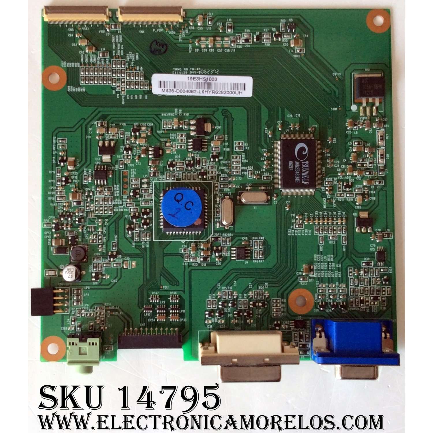 MAIN / VIEWSONIC 35-D004062 / A190E3-H-S1 / MODELO VA912B	