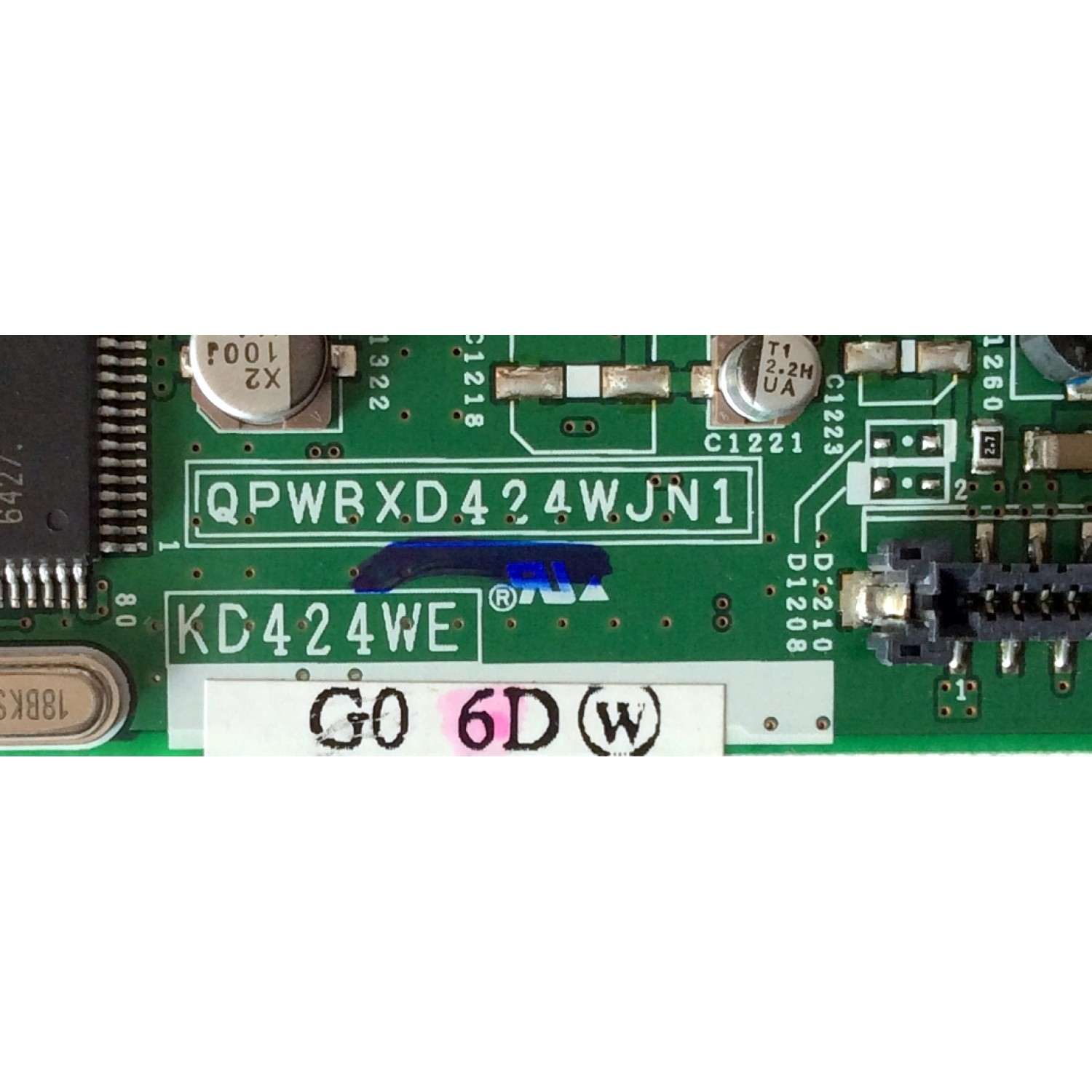 MAIN DIGITAL / SHARP DUNTKD424FMF6 / KD424WE / QPWBXD424WJN1 / PANEL LK197V3GZ91 / MODELO  LC-20SH4U - Imagen 3