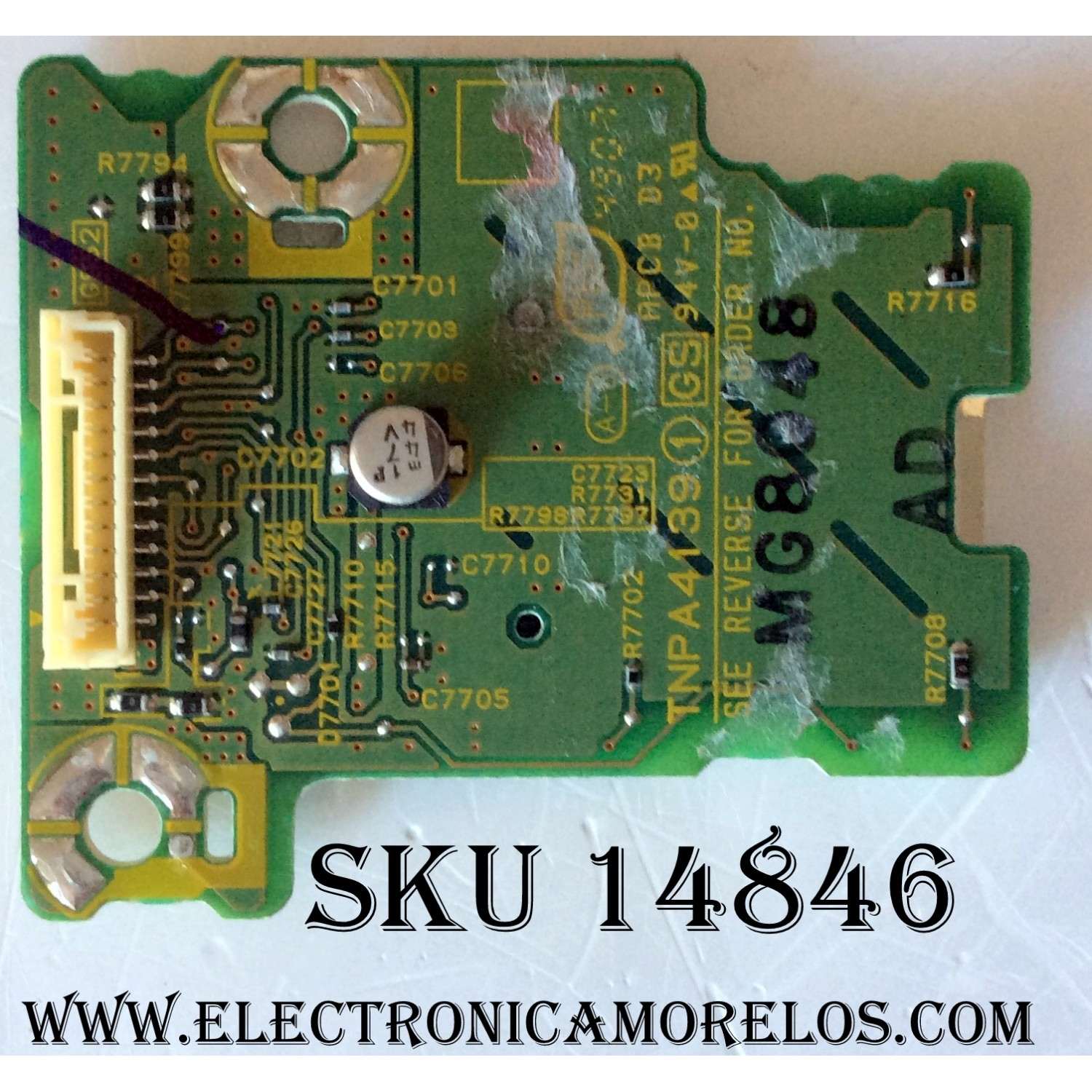 TARJETA INTERFASE / PANASONIC TNPA4139ADS / TNPA4139 / TNPA4139AD / MG8048 / MODELOS TH-42PX80U / TH-58PZ800U / TH-50PZ80U / TH-50PZ800U / TH-50PX80U / TH-50PE8U / TH-46PZ80U / TH-46PZ800U / TH-42PZ80U / TH-42PZ800U / TH-C50FD18