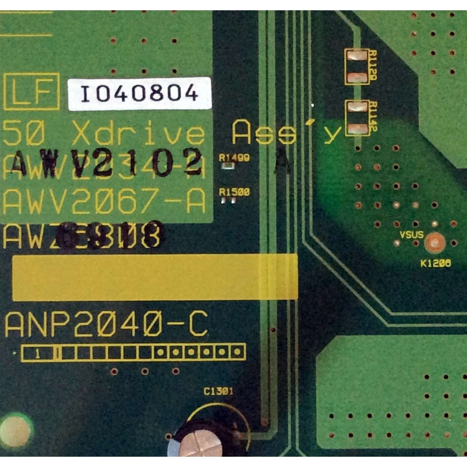 X-SUS / SONY AWV2102-A /  ANP2040-C / MODELO PWD-50PX1 - Imagen 2