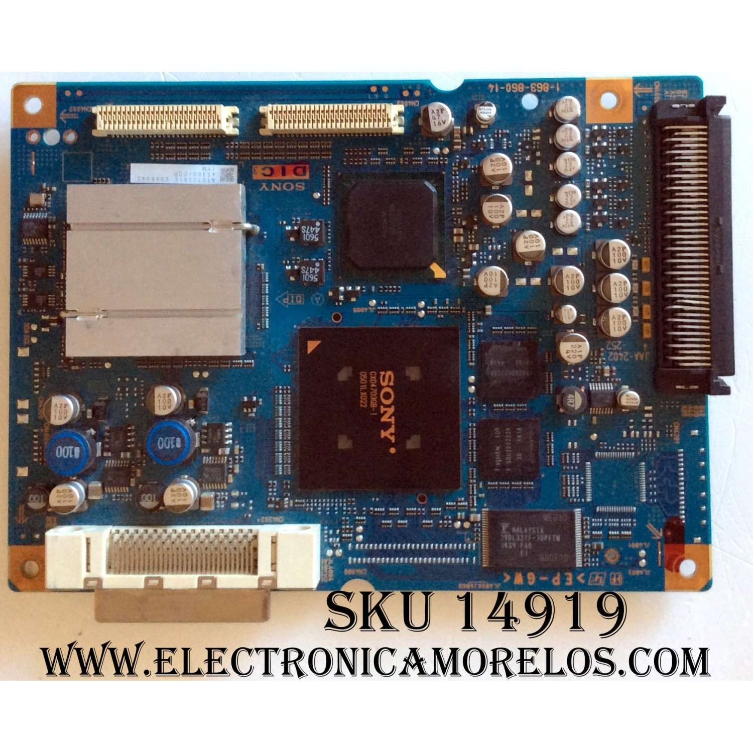 MAIN LOGICA / SONY A-1105-161-A / A1070291E / A1070291D / A1070291B / 1-863-860-14 / MODELOS KDE-37XS955 / KDE-42XS955 / PANEL  FPF37C128128UC-53 / FPF42C128128UD-53