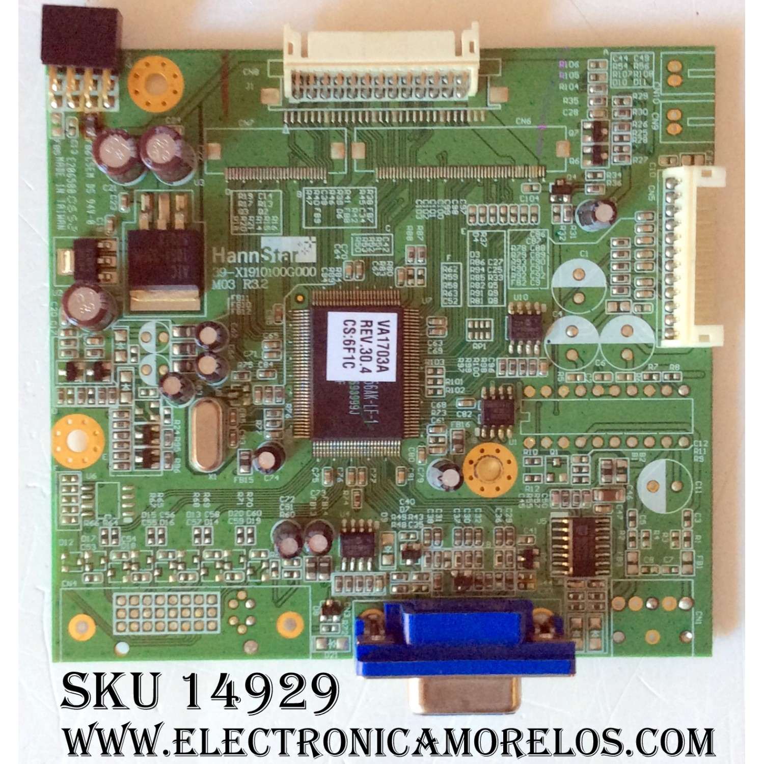 MAIN DIGITAL / VIEWSONIC 70-V7030102G500 / 39-X1910100G000M03  / R3.2 / MODELO VA1703A REV:30.4