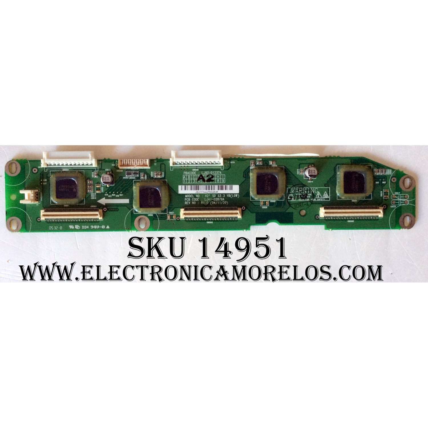 BUFFER / ILO 996500030136 / LJ92-01237A / LJ41-02879A / A2 / REV:R1.0 / 237AA2 / PANEL S42SD-YD05 / MODELOS P42B2KH / 42MF130A/37 / MX-42VM11 P4202YD05 / PLA-4205	