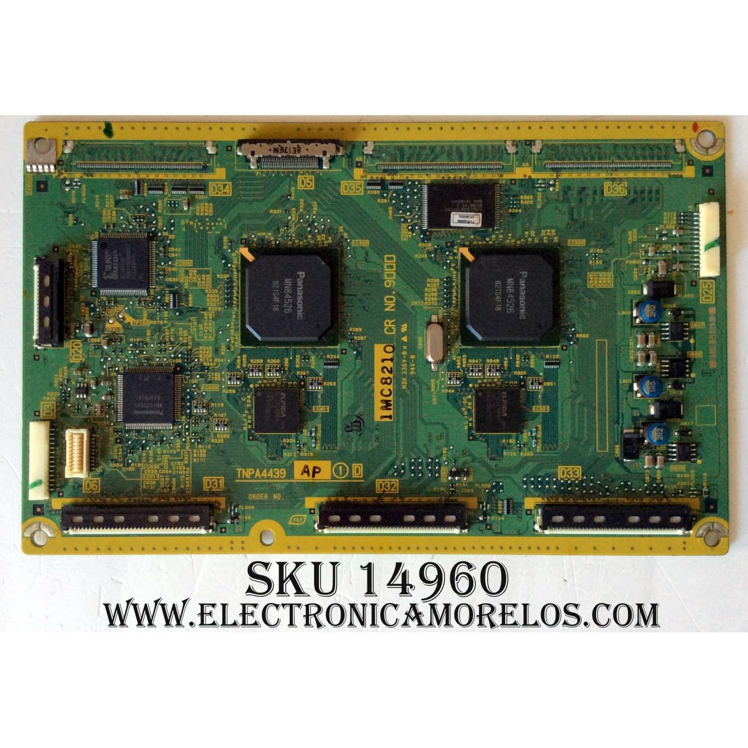 MAIN LOGICA / PANASONIC TNPA4439APS / TNPA4439AP / TNPA4439 / MODELOS TH-58PZ800U / TH-58PZ850U / PANEL MC147F22F11