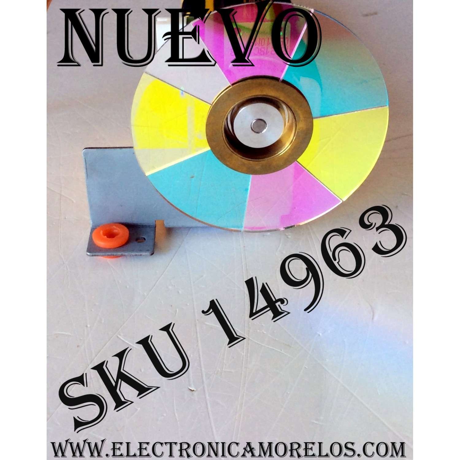 COLOR WHEEL / SHARP OC-CW7AB-BC017 / 2973025500 / E182394 / VIVITEK  COLOR WHEEL.AE0939-D0249 / OC-CW7AB-BC017 /  MODEL RP51HD41A 2500 / MODELOS 56DR650 / 65DR650 / 52HM85  / 62HM85 