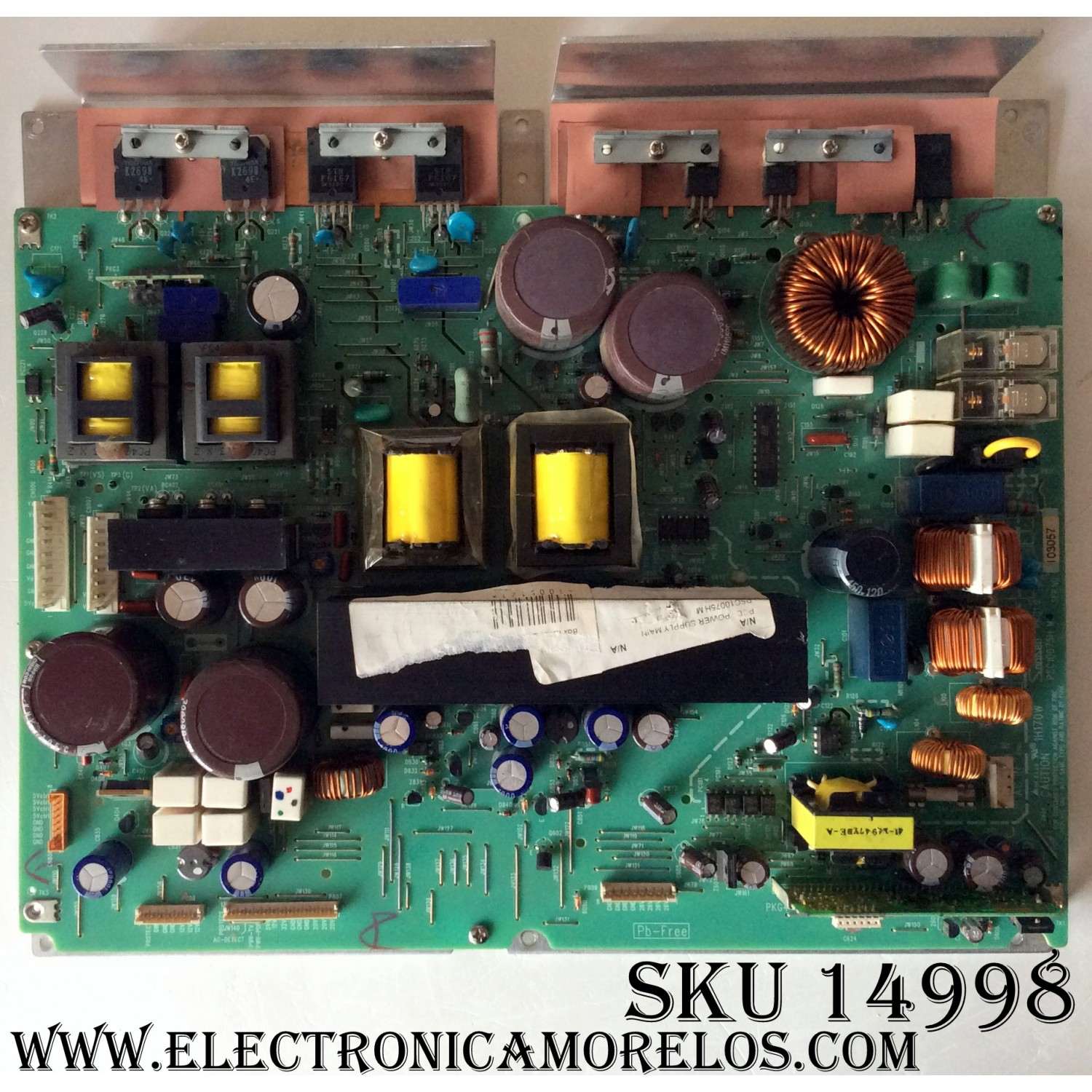 T-CON PARA TV HISENSE / NUMERO DE PARTE 334586 / RSAG7.820.12716/ROH / E193079 / 4DE45717A / PANEL HD750H3U71-TAL2\S0\GM\ROH / DISPLAY HV750QUB-E92 REV 2.0 / MODELO 75U7K
