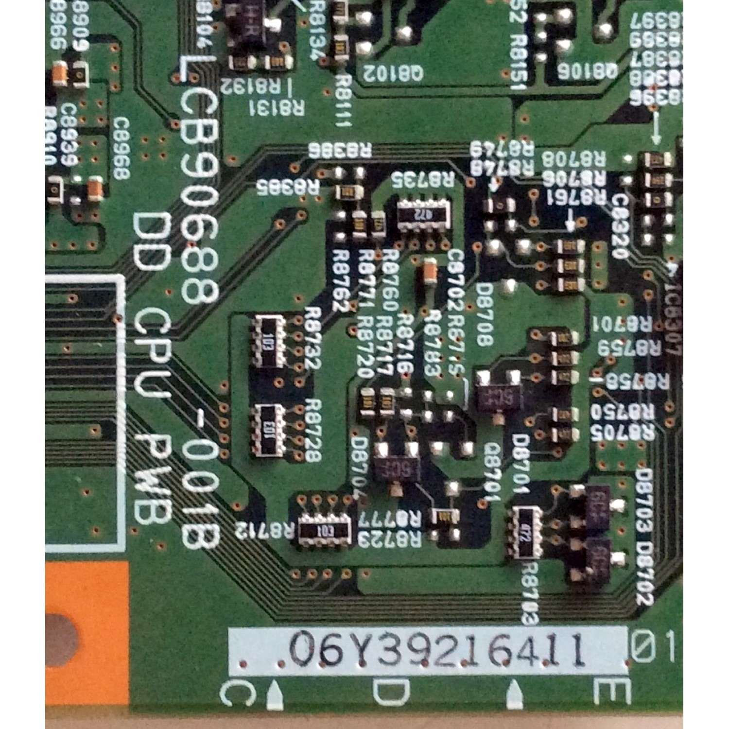 TARJETA PARA TV DLP / LCA90688 / LCB90688-001B / 06Y39216411 / SRA-8702A / V0937 / 016A-0339 - Imagen 2