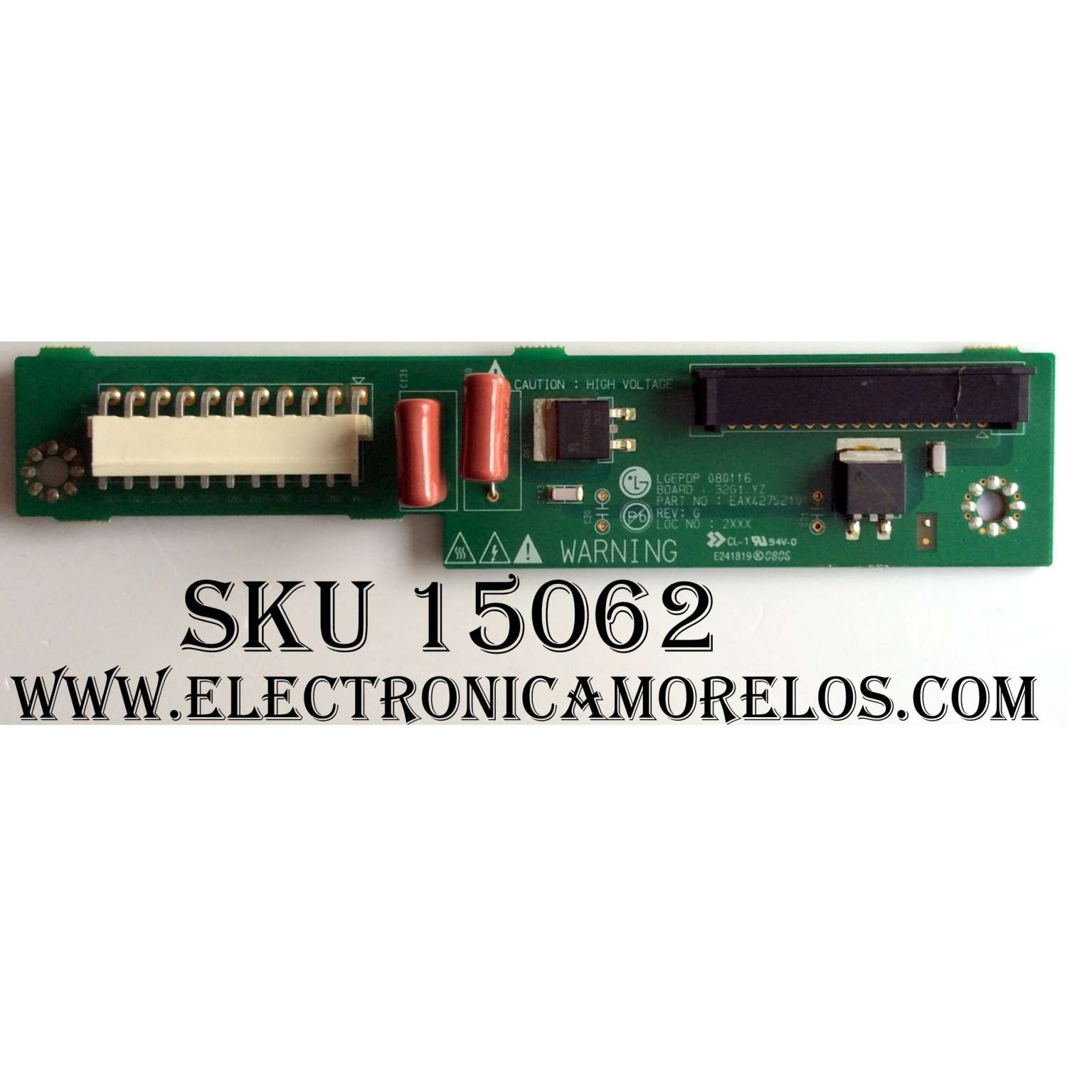 MAIN PARA MONITOR SAMSUNG / NUMERO DE PARTE BN94-16439A / BN41-02719A / BN9416439A / 16439A / PANEL CY-PR270DGHV1F / DISPLAY SG2701B01-C VER.2.2 / MODELO LC27RG50FQNXZA CB94