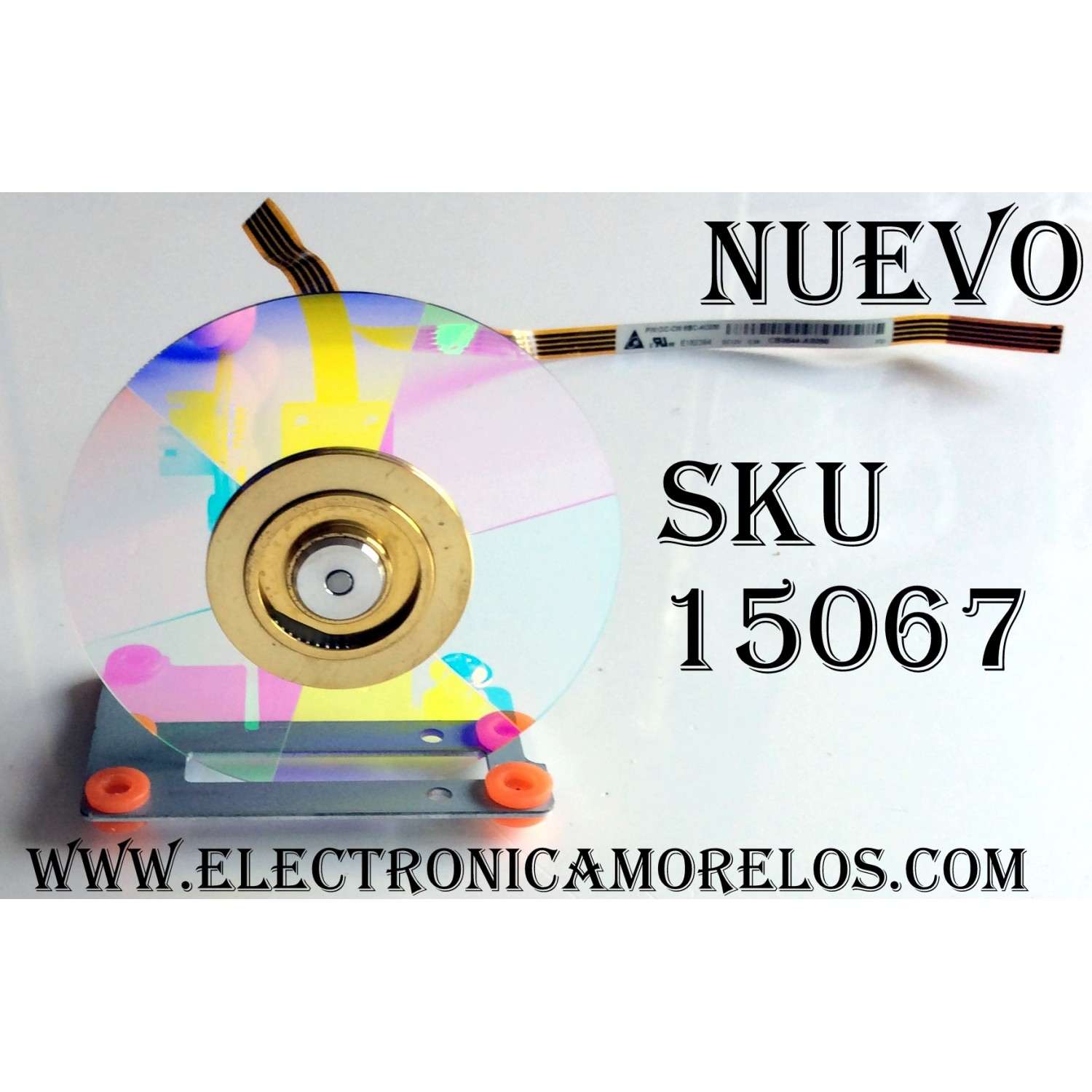 COLOR WHEEL / TOSHIBA 75005449 / OC-CW6BC-AC030 / 2973026302 / MODELOS 56HM195 / 56MX195 / 62HM195 / 72HM195 / 72MX195	