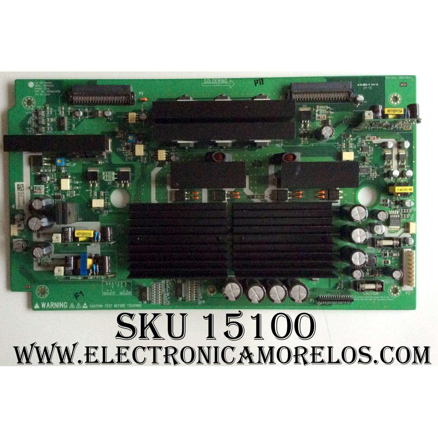 Y-SUS / TOSHIBA 6871QYH033A / 6870QYE010B / PANEL PDP42X10071 / MODELO 42HP84