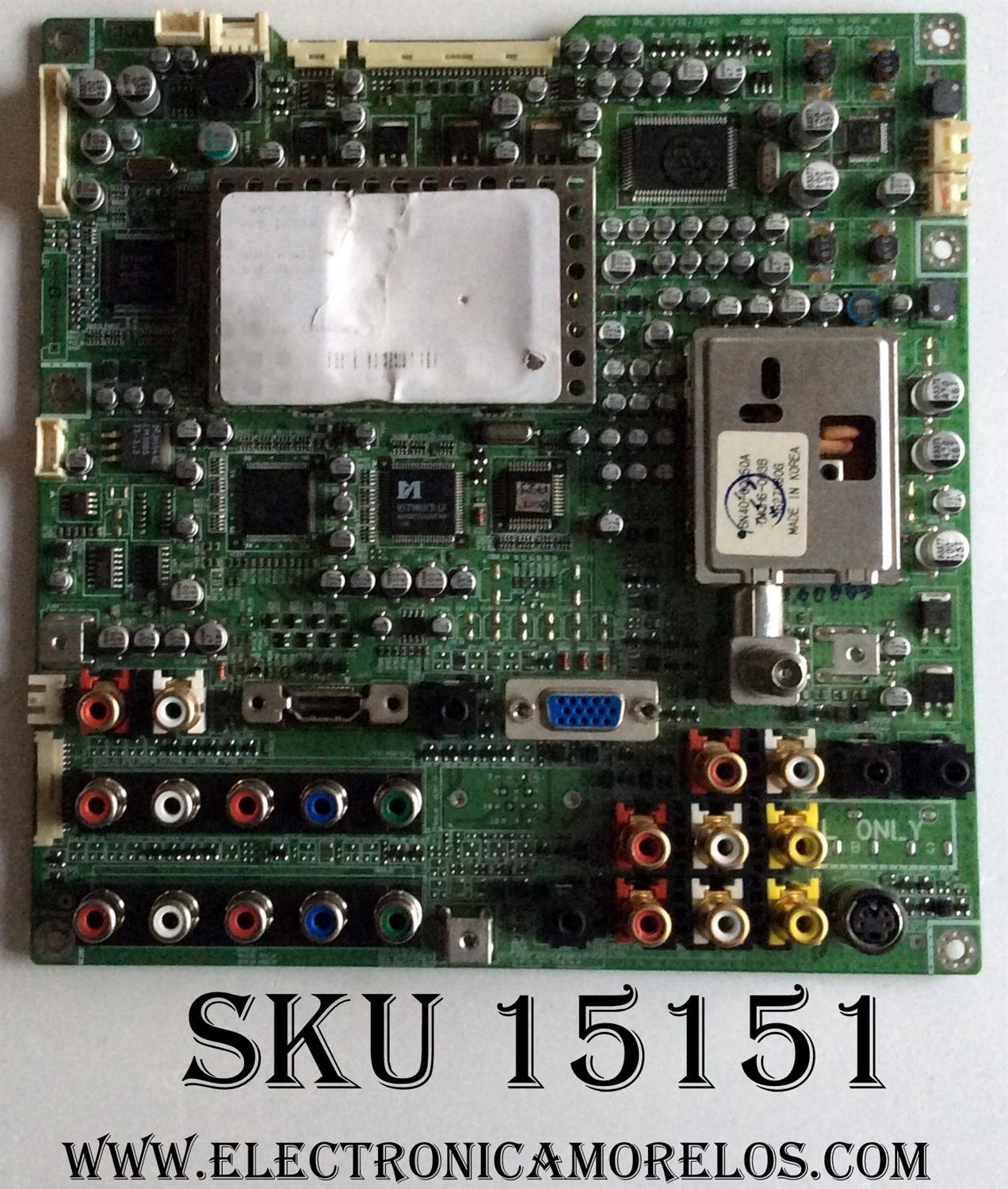 MAIN / SAMSUNG BN91-00974A / BN41-00545D / BN40-00050A / MODELO LNR238WXX/XAA / PANEL LTA230W1-L02	