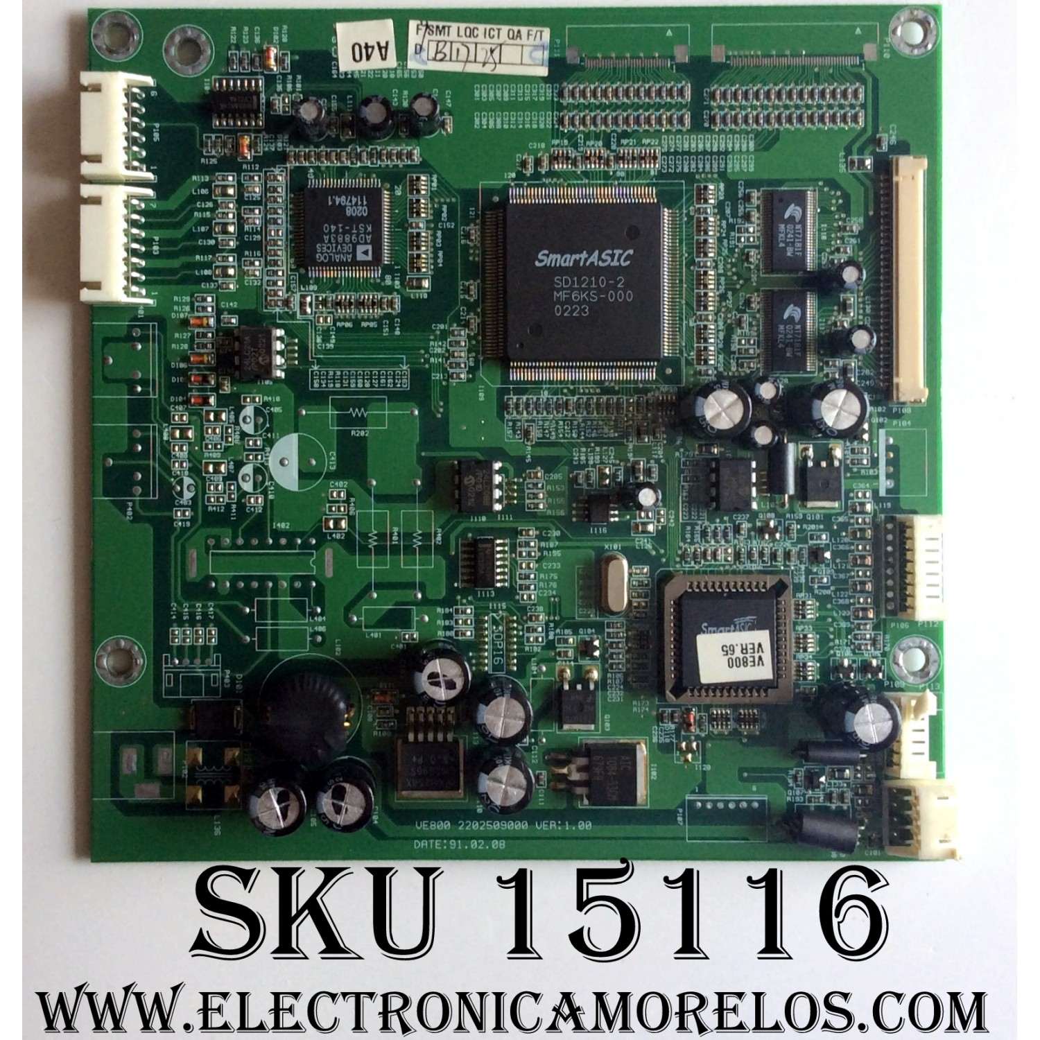 MAIN DIGITAL / VIEWSONIC 2202509000 / VE800 / VER:1.00 / MODELO VA720	