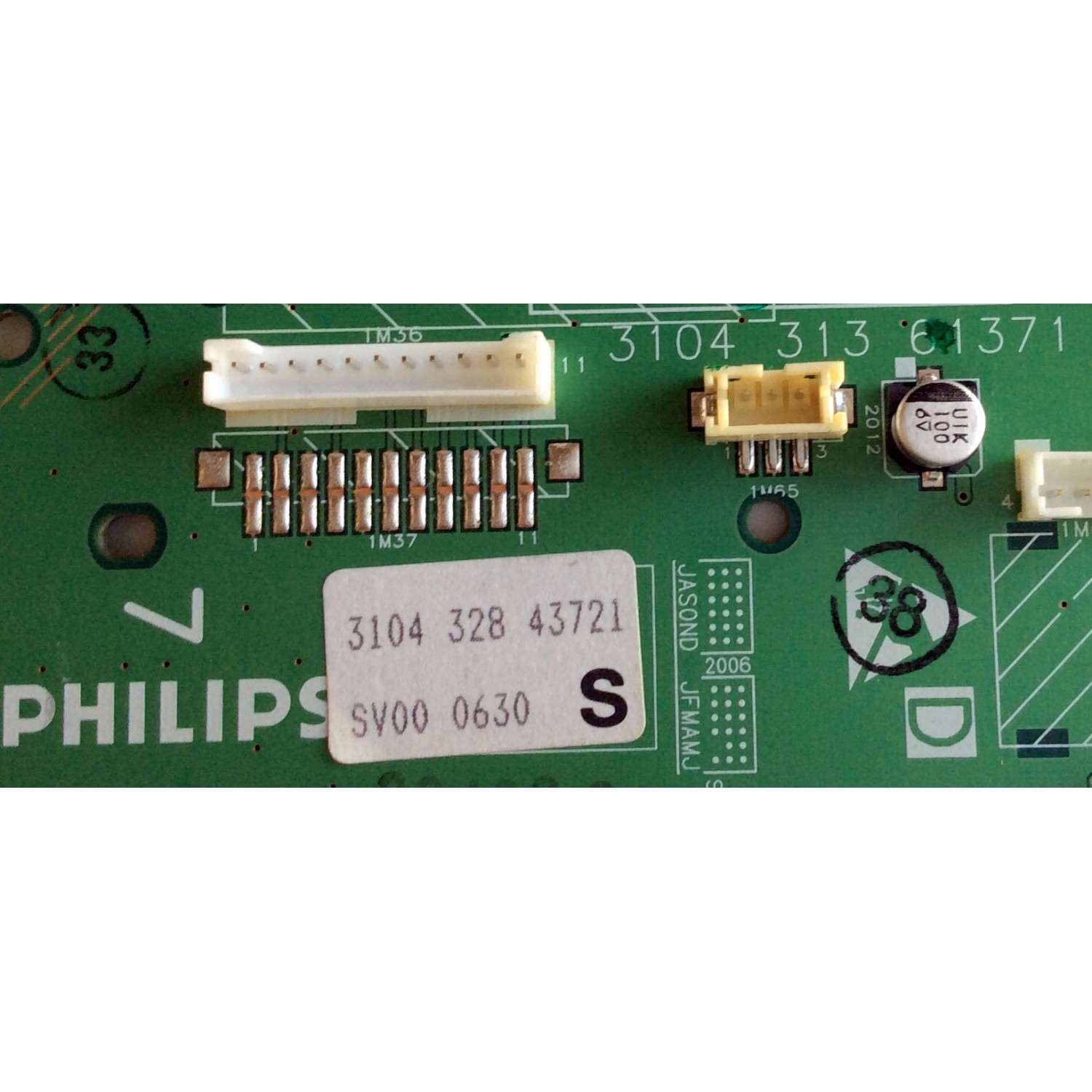 TARJETA DE A/V  / PHILIPS 3104 328 43721 / 310431361371 / MODELOS 50PF7321D/37 / 42PFL7421D/37 / 42PFL7321D/37 / 42PFL5421D/37 / 42PF7421D/37 / 42PF7321D/37 / 42PF5421D/37 / 42PF5321D/37 / 37PFL7321D/37 / 50MF231D/37	 - Imagen 2