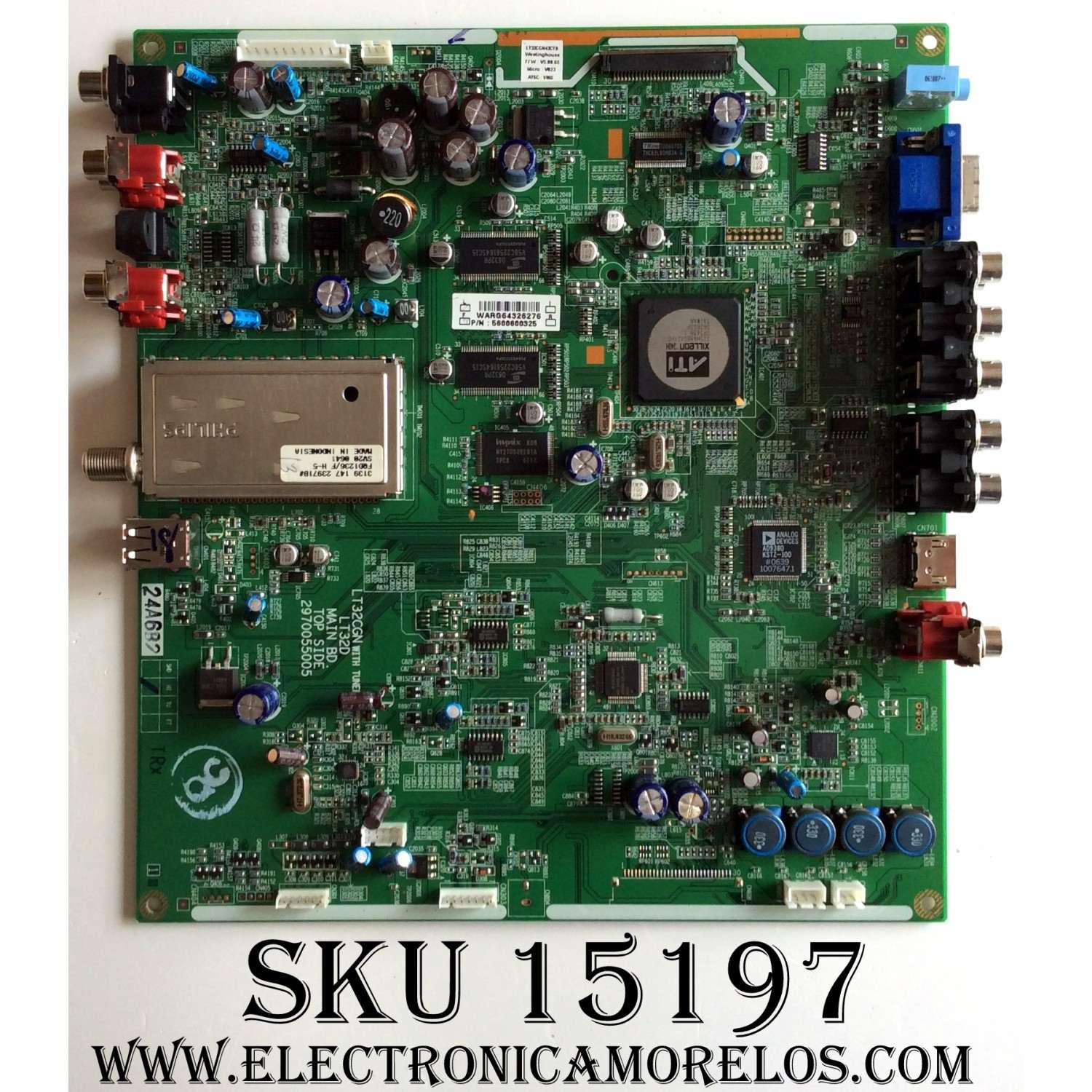 FUENTE DE PODER PARA TV VIZIO / NUMERO DE PARTE PLTVGY703XAF9 / 715G8460-P02-001-002H / (X)PLTVGY703XAF9 / PANEL TPT500J1-HVN07.U REV:S500M / MODELO D50F-F1 LTMWVTOU