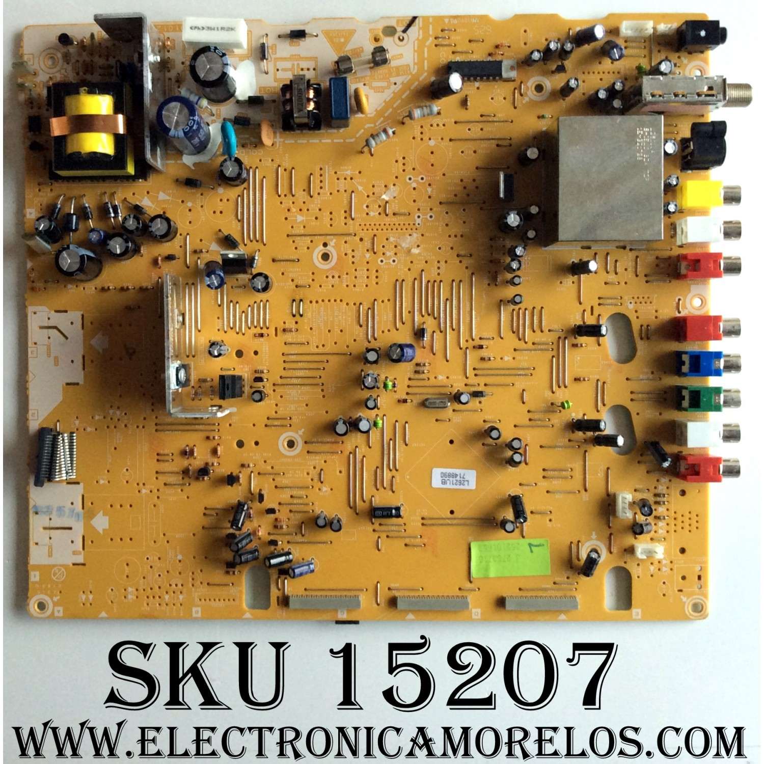 MAIN FUENTE PARA TV INSIGNIA / NÚMERO DE PARTE 60103-00661 / CV3553ML-A24 / 7.T3553MLA2411 / B5H05372106DA2048 / DISPLAY MV185WHB-N20 / MODELO 	