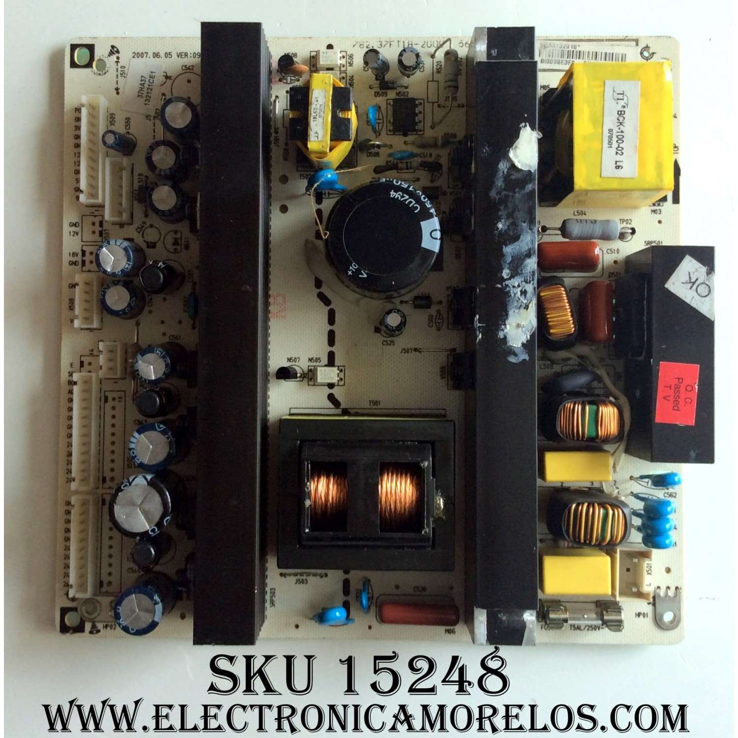 MAIN PARA SMART TV TOSHIBA 4K UHD / NUMERO DE PARTE 326018 / TD.T962X3.703 (T) / 3TE65N23133W / DISPLAY HV650QUB-F70 / MODELO 65C350LU	