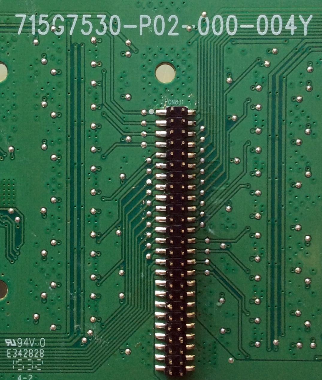 LED DRIVER / VIZIO LNTVFY12ZXAA1-1 / LNTVFY12ZXAA1 1619 / 715G7530-P02-000-004Y / MODELO P55-C1 LTM7TMDS / PANEL TPT550U2-EQLSJA.G REV:SC4C	 - Imagen 2