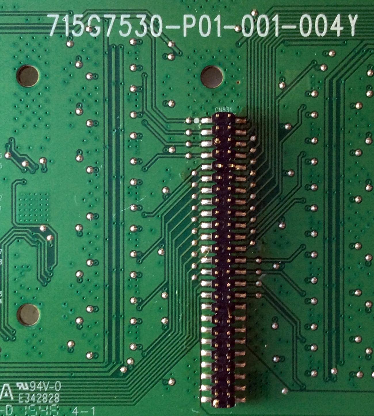 LED DRIVER / VIZIO LNTVFY12ZXXA5-2/4 / LNTVFY12ZXXA5 1619 / 715G7530-P01-001-004Y / MODELO P55-C1 LTM7TMDS / PANEL TPT550U2-EQLSJA.G REV:SC4C	 - Imagen 2