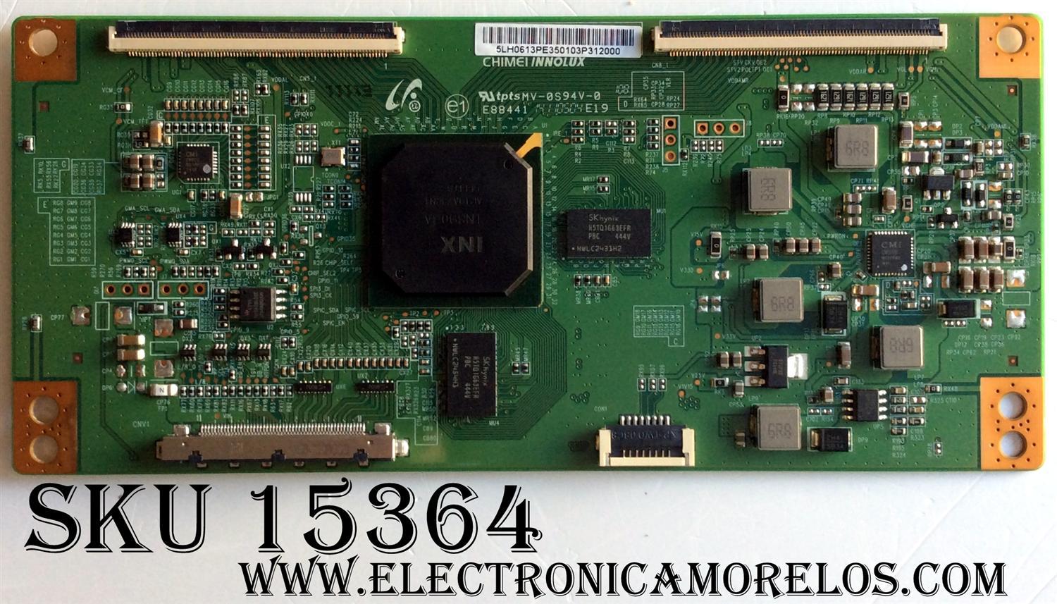 T-CON / VIZIO 5LH0613PE / E88441 / MODELO M50-C1 LTM6SRAR / PANEL TPT500DK-QS1 REV:SC1G	
