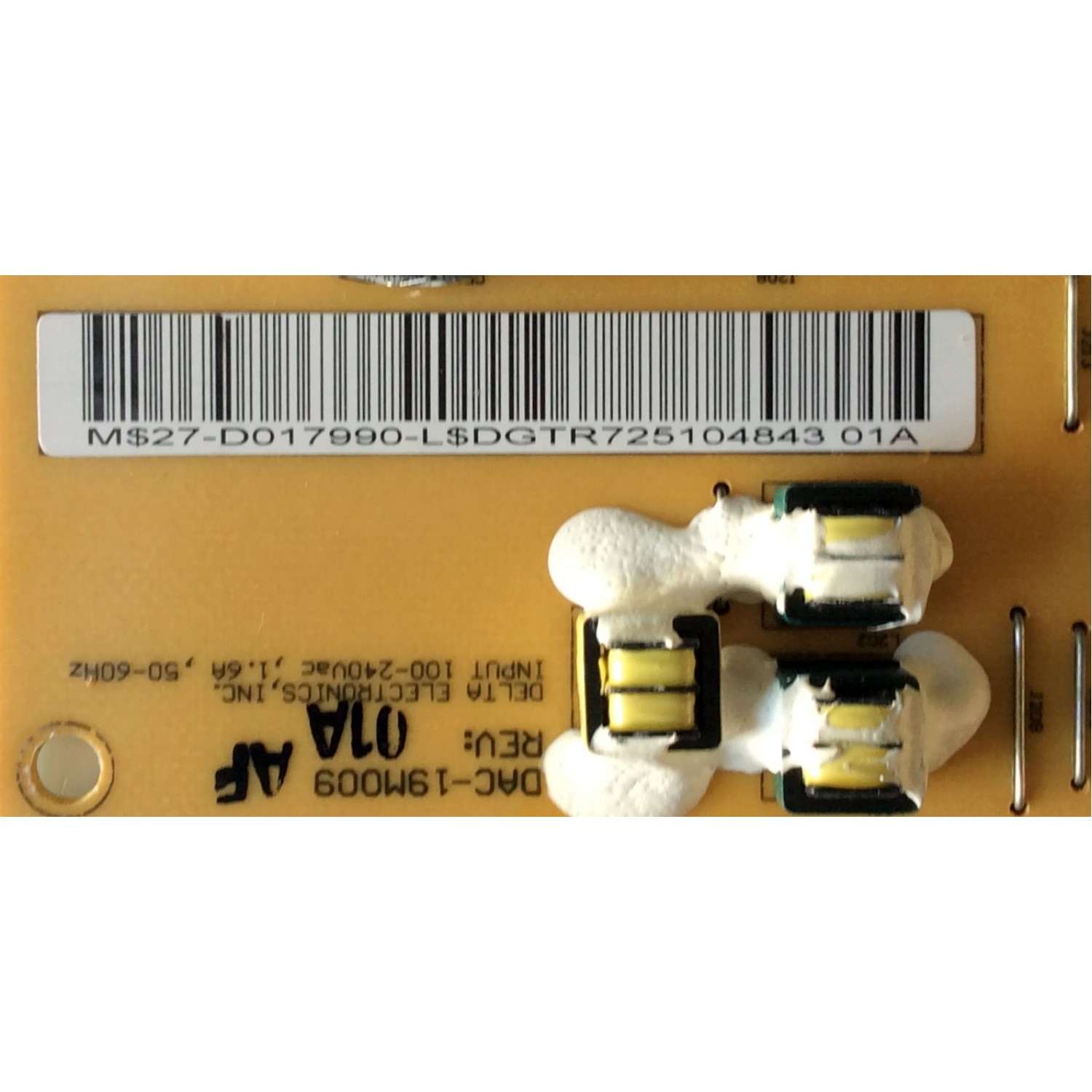 FUENTE / BACKLIGHT / WESTINGHOUSE 27-D017990 / DAC-19M009 / PANEL A220Z1-H01 / MODELO LCM-22W3 - Imagen 2