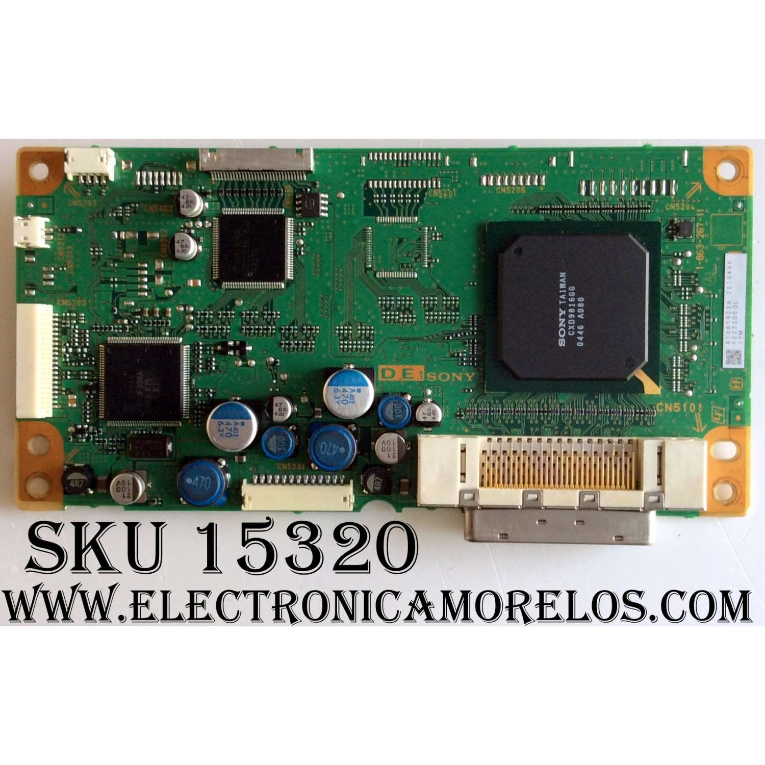MAIN DIGITAL /  SONY A-1061-923-A / 1-863-267-11 / A1061923A / SUSTITUTA 9-910-999-40 / PANEL NP50X6MF02 / MODELOS KDE-50XS955 / KDE-50XS955U