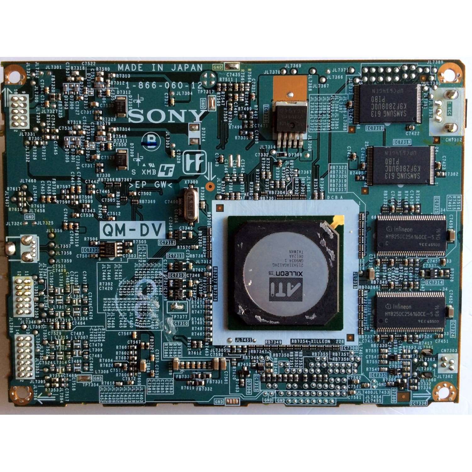 TARJETA QM-DV / SONY A-1086-778-C / 1-866-060-12 / MODELOS KDS-R50XBR1 / KDS-R60XBR1 - Imagen 2