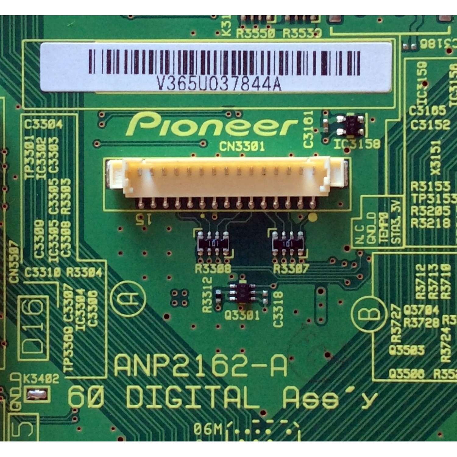 MAIN LOGICA / PIONEER  AWV2365 / AWW1190 / ANP2162-A / MODELOS PDP-6070PU / PDP-607CMX / PDP-6071PU / PRO-607PU / PD6001 / U1B - Imagen 3